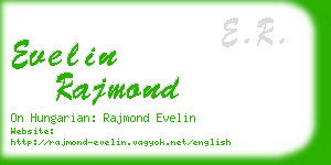 evelin rajmond business card